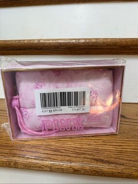 Love shack fancy x PINK Victoria's Secret Pink Floral Zip Cosmetic Pouch Set NEW